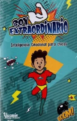 Portada del libro Soy Extraordinario, estilo cómic de superhéroes